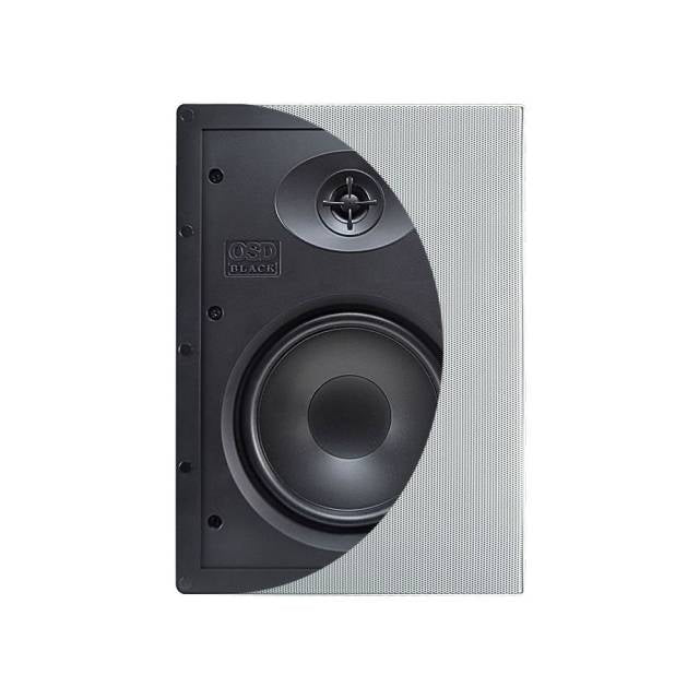 OSD T61 Black Series 6.5" In-Wall Speakers with a 1/2" Soild Soft Dome Tweeter (Pair)